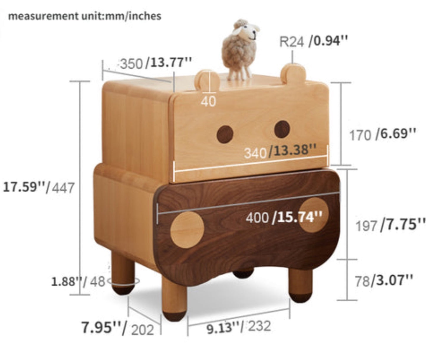 Hippo Nightstand